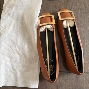 Roger Vivier Trompette leather ballet flats